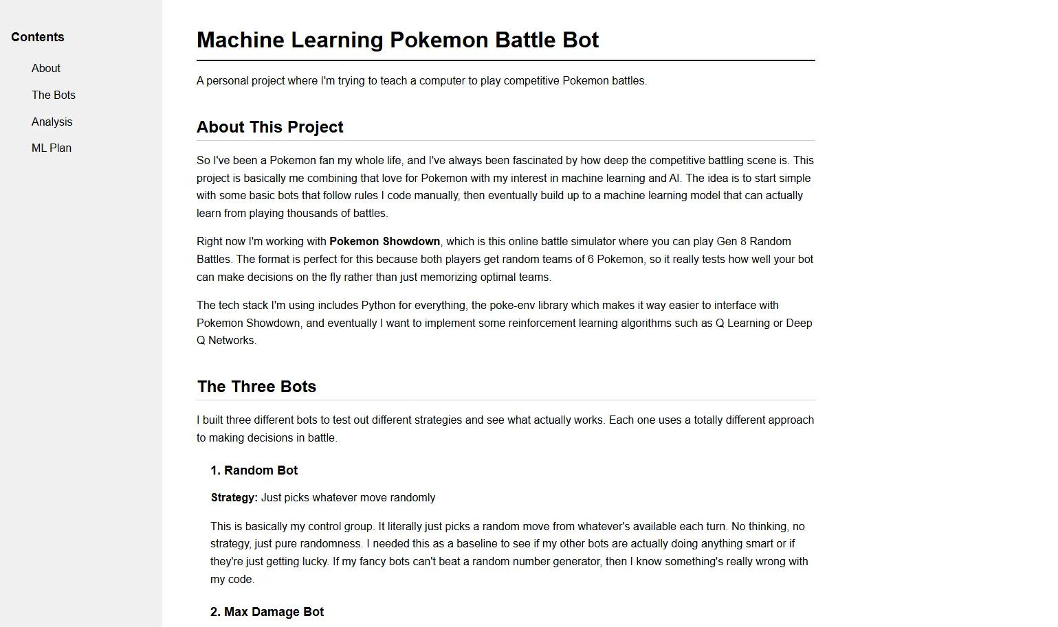 Pokemon Battle Bot